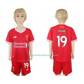 Fußballtrikots Liverpool Sadio Mane 19 Kinder 2017-2018 Kurzarm Heimtrikotsatz kaufen