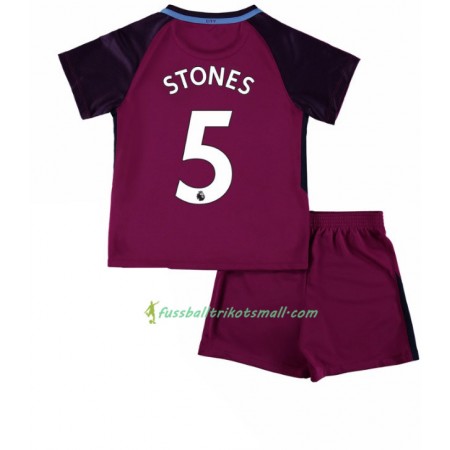 Fußballtrikots Manchester City John Stones 5 Kinder 2017-2018 Kurzarm Auswärts-trikot kaufen