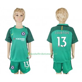 Fußballtrikots Chelsea Courtois 13 Torwart Kinder 2017-2018 Kurzarm Heimtrikotsatz kaufen