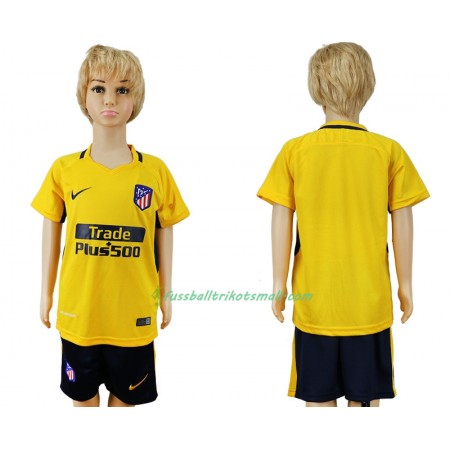 Fußballtrikots Atlético Madrid  Kinder 2017-2018 Kurzarm Auswärts-trikot kaufen