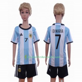 Fußballtrikots Argentinien Di Maria 7 Kinder 2016 Kurzarm Heimtrikotsatz kaufen