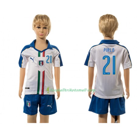 Fußballtrikots Italien Pirlo 21 Kinder 2016 Kurzarm Auswärts-trikot kaufen