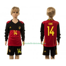 Fußballtrikots Belgien Kums 14 Kinder 2016 Langarm Heimtrikotsatz kaufen