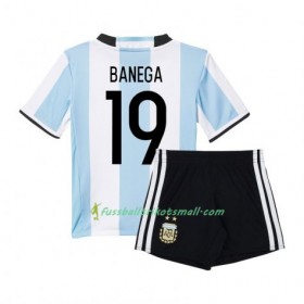 Fußballtrikots Argentinien Banega 19 Kinder 2016 Kurzarm Heimtrikotsatz kaufen