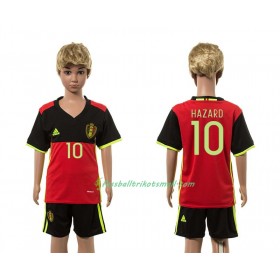 Fußballtrikots Belgien Hazard 10 Kinder 2016 Kurzarm Heimtrikotsatz kaufen