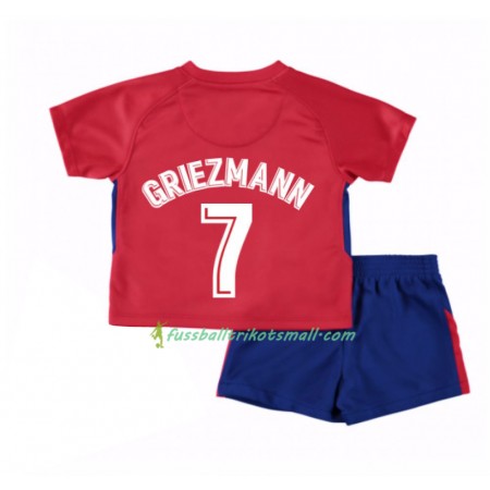 Fußballtrikots Atlético Madrid Antoine Griezmann 7 Kinder 2017-2018 Kurzarm Heimtrikotsatz kaufen