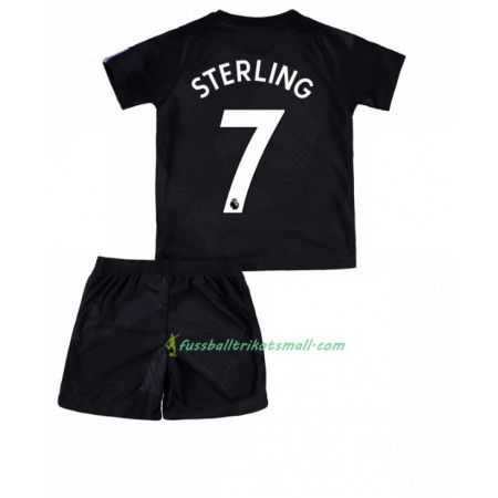Fußballtrikots Manchester City Raheem Sterling 7 Kinder 2017-2018 Kurzarm Ausweichtrikot kaufen