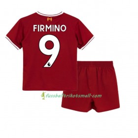 Fußballtrikots Liverpool Roberto Firmino 9 Kinder 2017-2018 Kurzarm Heimtrikotsatz kaufen