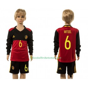 Fußballtrikots Belgien Witsel 6 Kinder 2016 Langarm Heimtrikotsatz kaufen