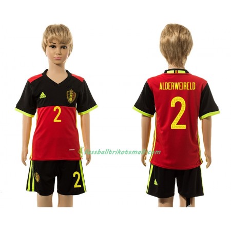 Fußballtrikots Belgien Alderweireld 2 Kinder 2016 Kurzarm Heimtrikotsatz kaufen