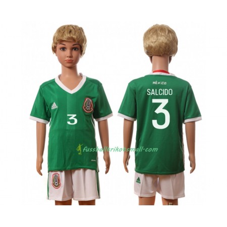 Fußballtrikots Mexiko Salcido 3 Kinder 2016 Kurzarm Heimtrikotsatz kaufen