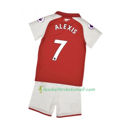Fußballtrikots Arsenal Alexis Sanchez 7 Kinder 2017-2018 Kurzarm Heimtrikotsatz kaufen