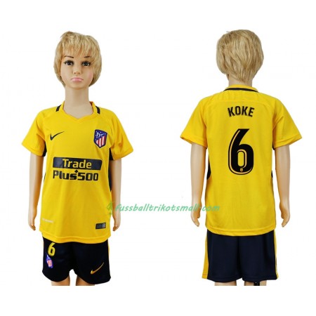 Fußballtrikots Atlético Madrid  Koke 6 Kinder 2017-2018 Kurzarm Auswärts-trikot kaufen