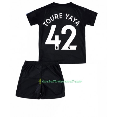 Fußballtrikots Manchester City Yaya Toure 42 Kinder 2017-2018 Kurzarm Ausweichtrikot kaufen