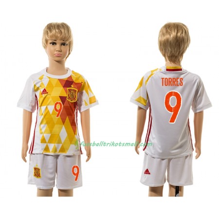 Fußballtrikots Spanien Torres 9 Kinder 2016 Kurzarm Auswärts-trikot kaufen