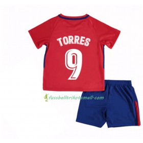 Fußballtrikots Atlético Madrid Fernando Torres 9 Kinder 2017-2018 Kurzarm Heimtrikotsatz kaufen