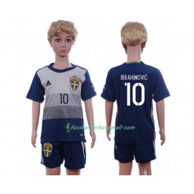Fußballtrikots Schweden Ibrahimovic 10 Kinder 2016 Kurzarm Auswärts-trikot kaufen