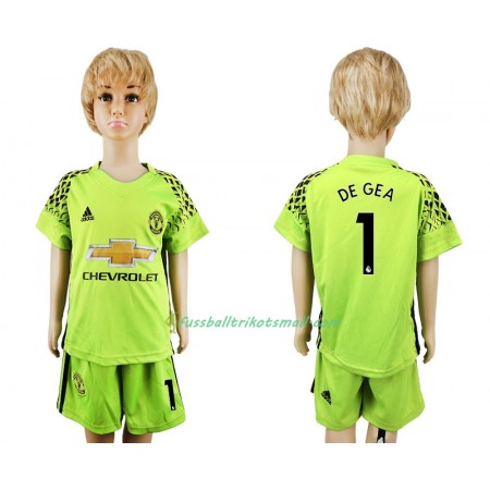 Fußballtrikots Manchester United David de Gea 1 Torwart Kinder 2017-2018 Kurzarm Auswärts-trikot kaufen