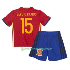 Fußballtrikots Spanien Ramos 15 Kinder 2016 Kurzarm Heimtrikotsatz kaufen