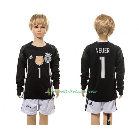 Fußballtrikots Deutschland Neuer 1 Torwart Kinder 2016 Langarm Heimtrikotsatz kaufen