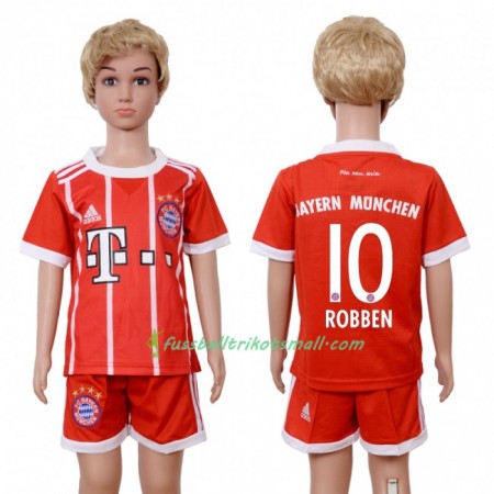 Fußballtrikots FC Bayern München Arjen Robben 10 Kinder 2017-2018 Kurzarm Heimtrikotsatz kaufen